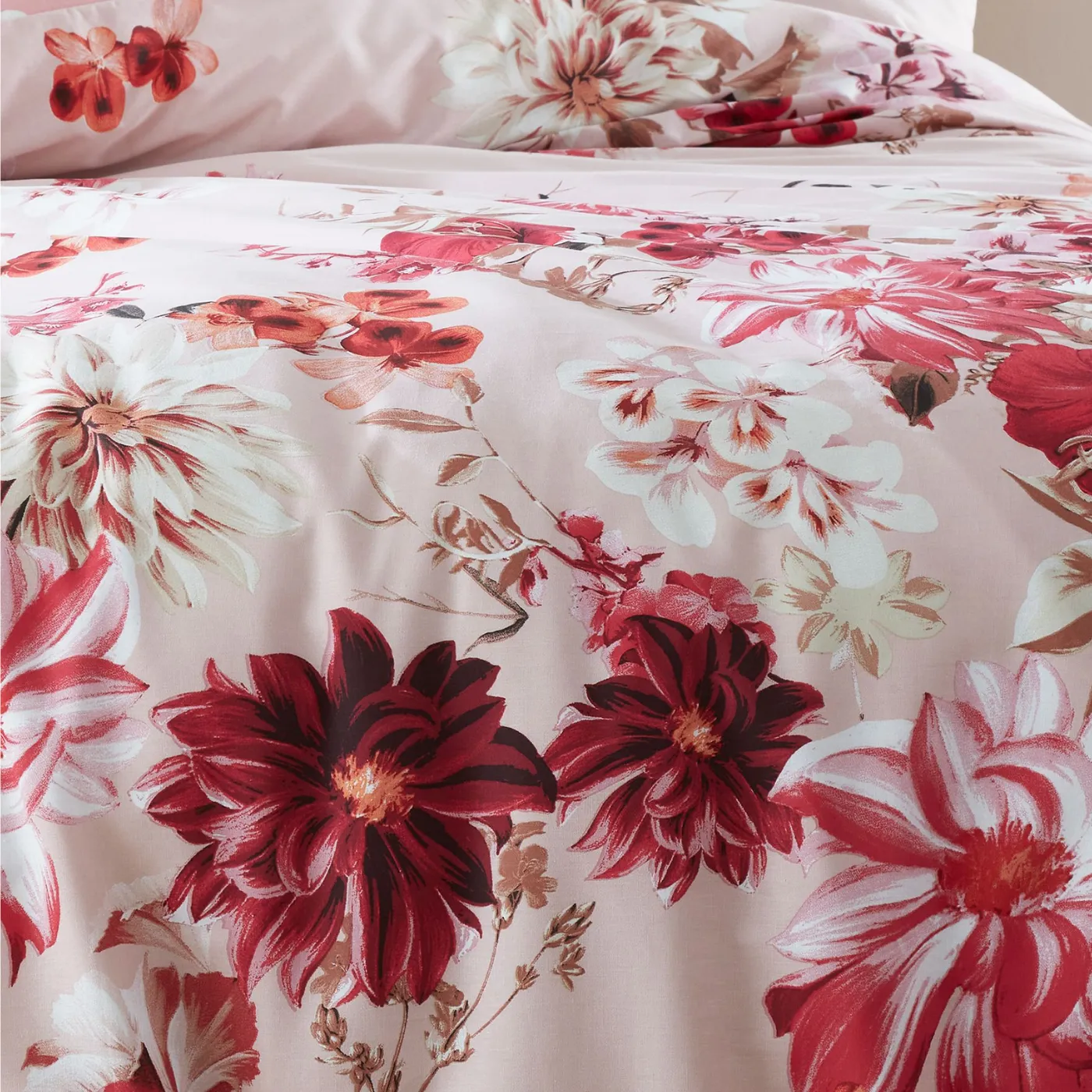 Bianca Briony Floral Garden Duvet Set | Pink