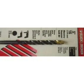 Black & Decker 5/16 Masonry Drill Bits