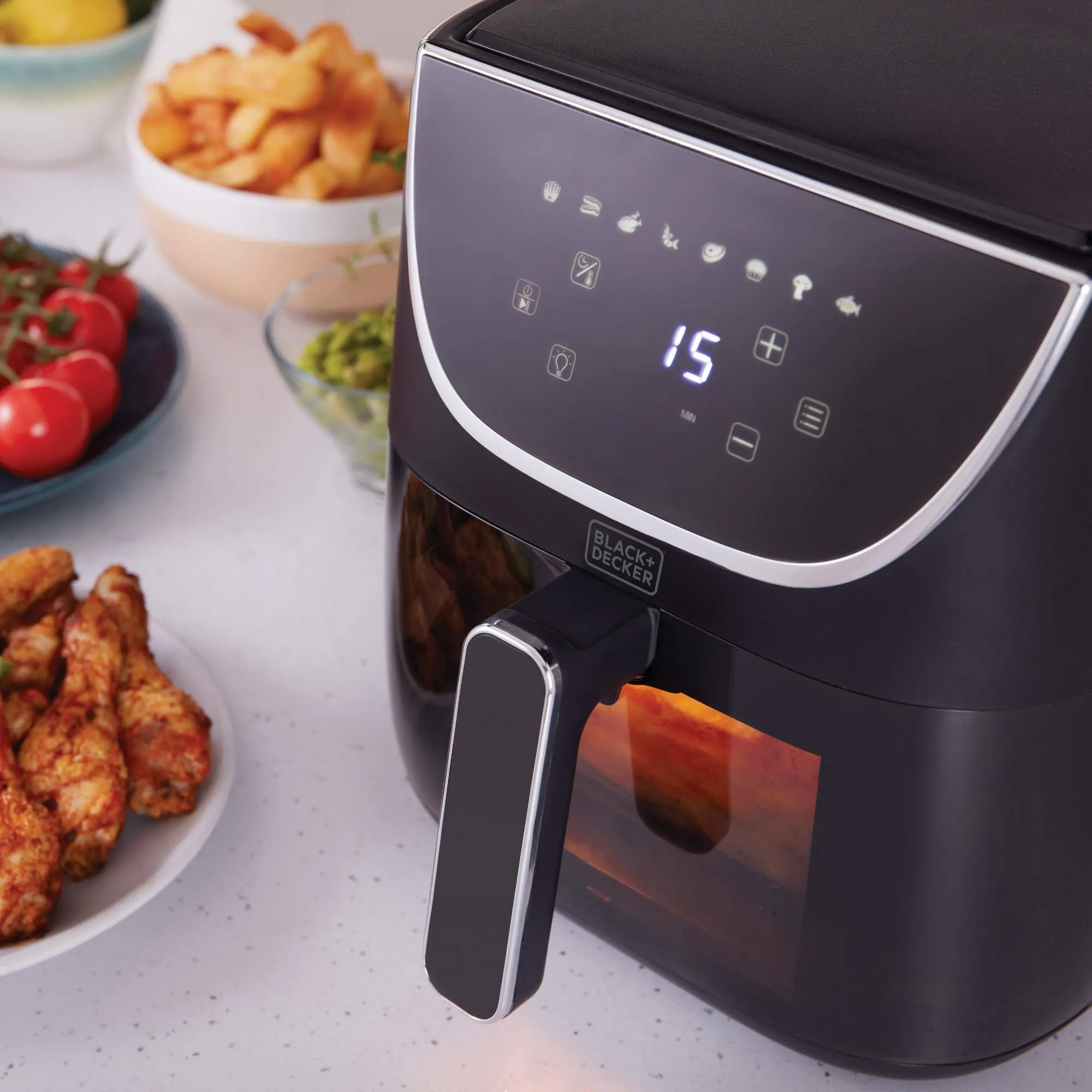 Black And Decker Digital Air Fryer 6 Litre