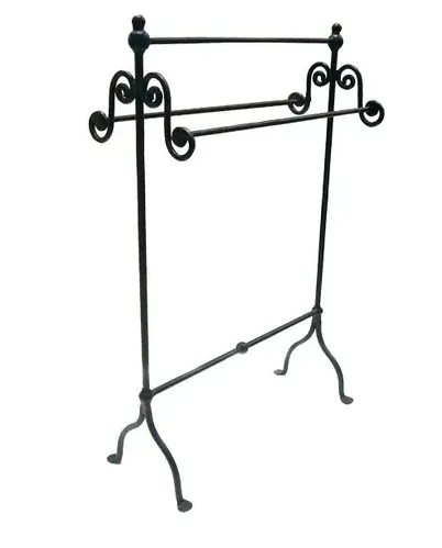 Black Iron Towel Rail