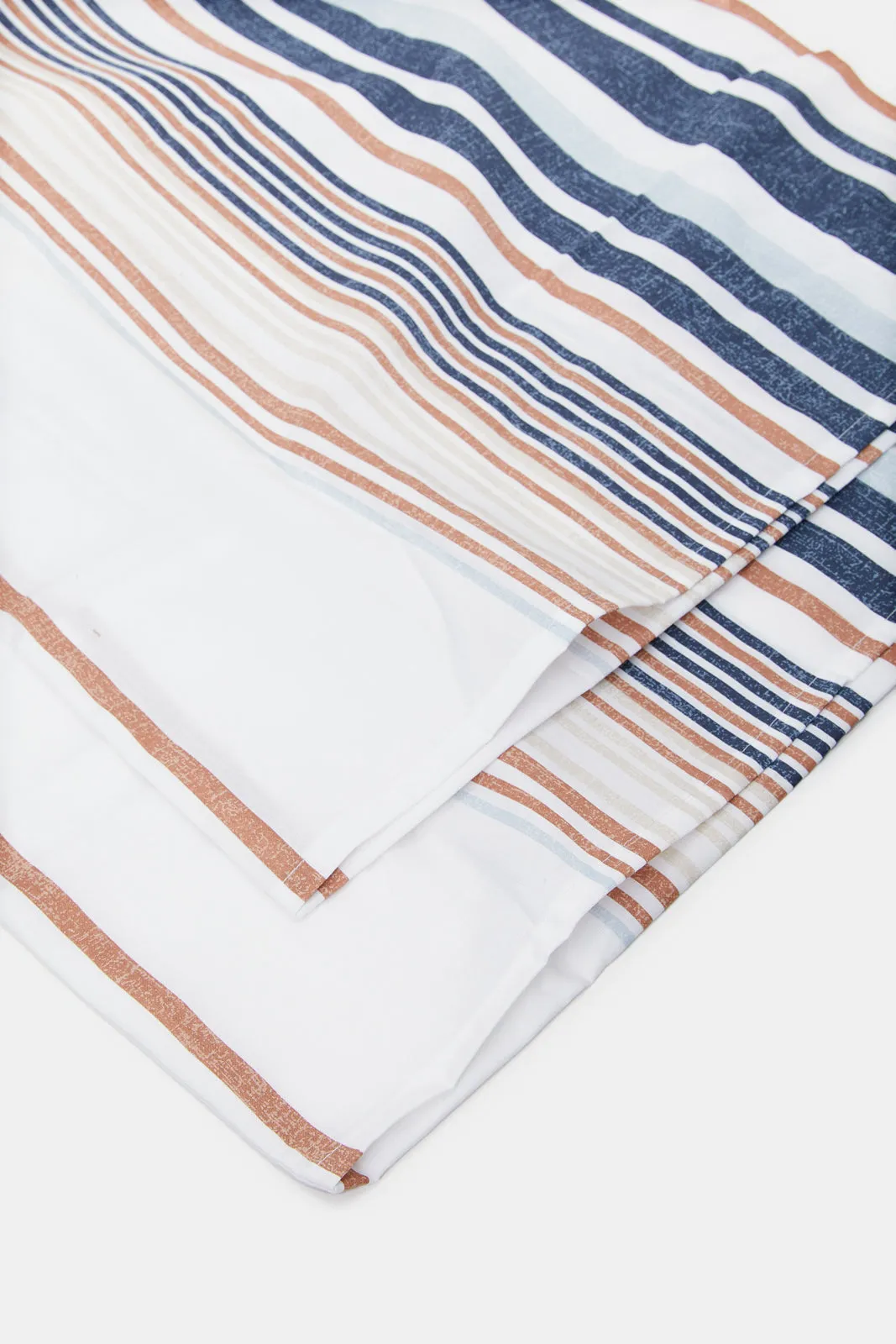 Blue Printed Pillowcase Set (2 Piece)