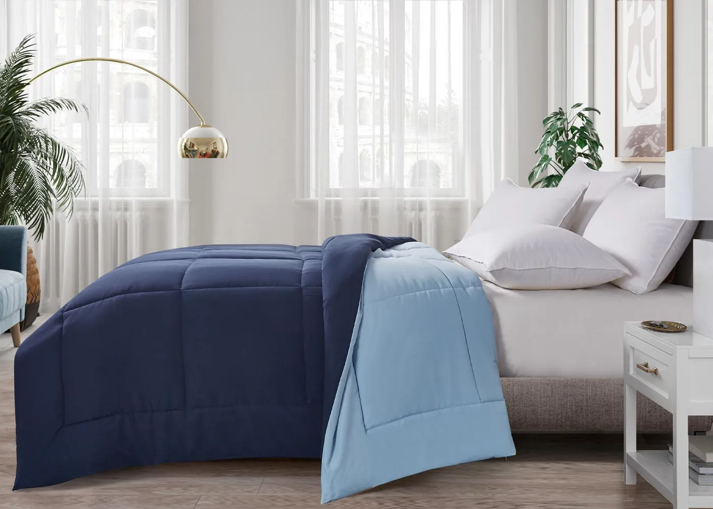 Blue Ridge Reversible Down Alternative Comforter