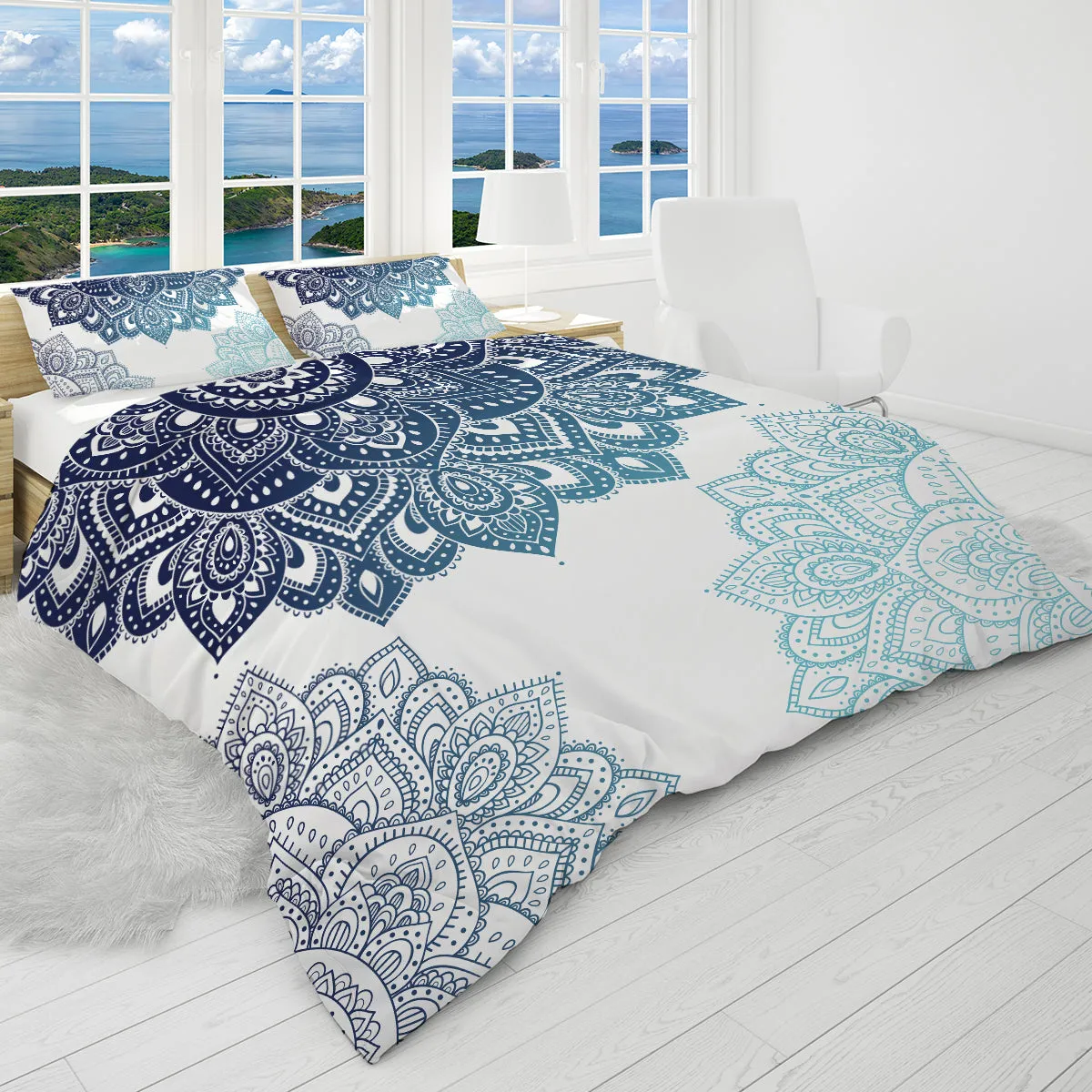 Bohemian Beach Reversible Bedcover Set