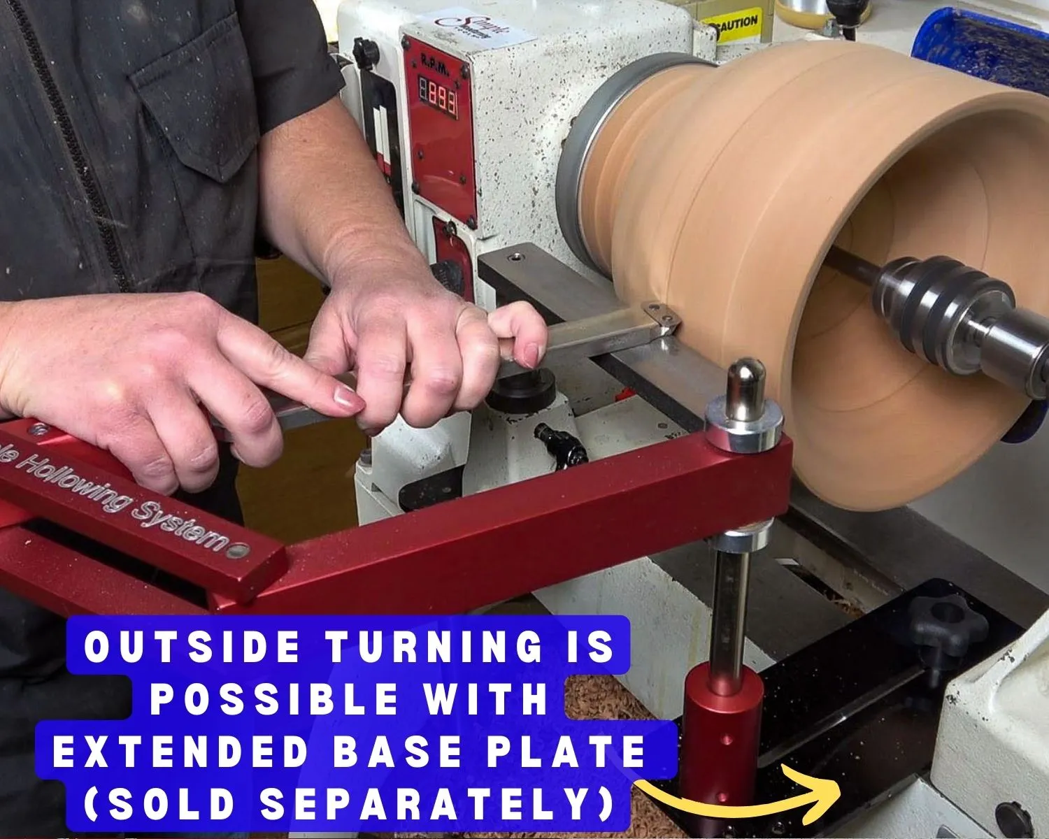 BUNDLE - Simple Hollowing System with Laser and 12" Simple Scraper IV Tool