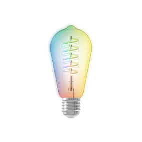 Calex Smart LED Bulb - E27 - Filament - RGB   Warm White - 4.9W