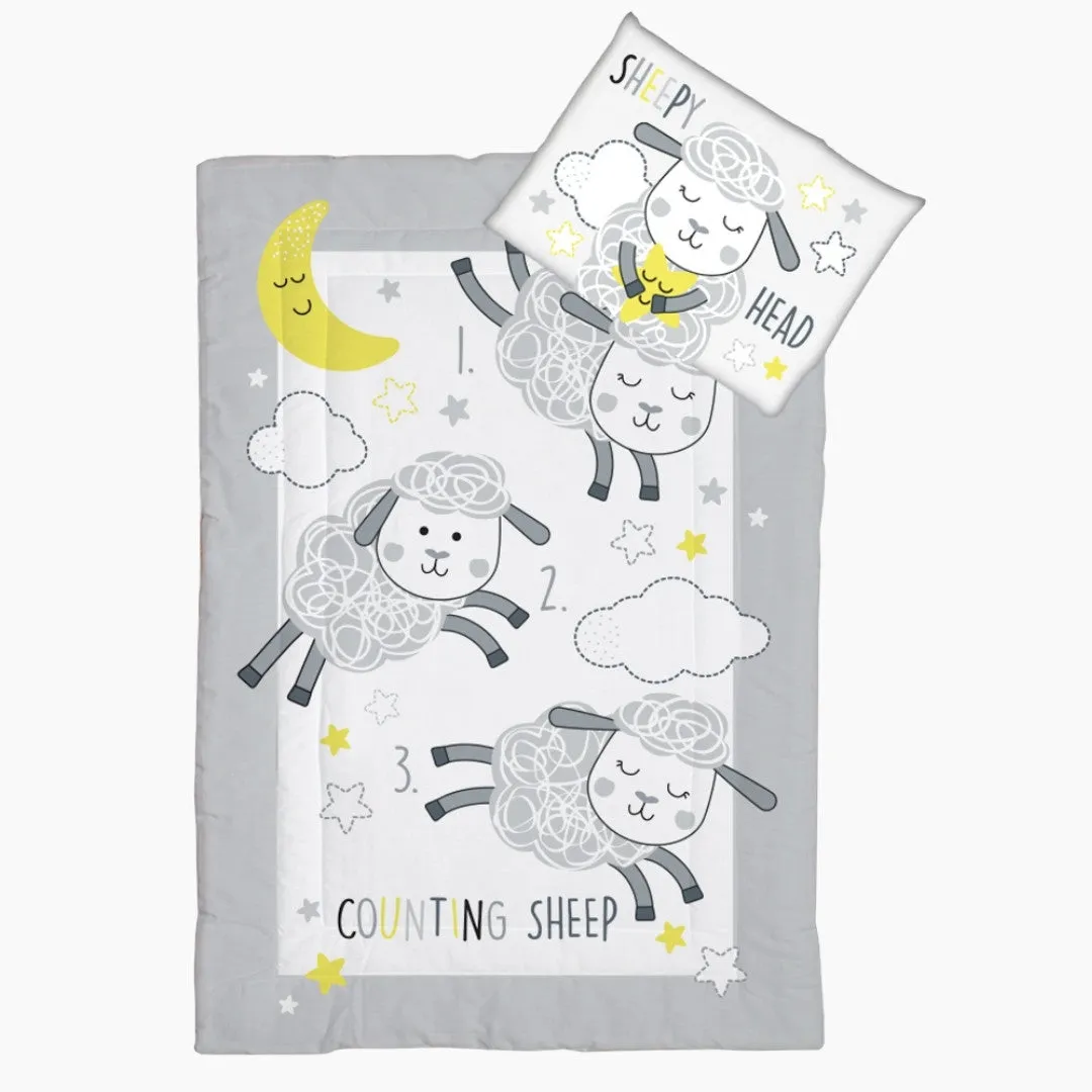 Camp Cot Comforter Set - Sheep