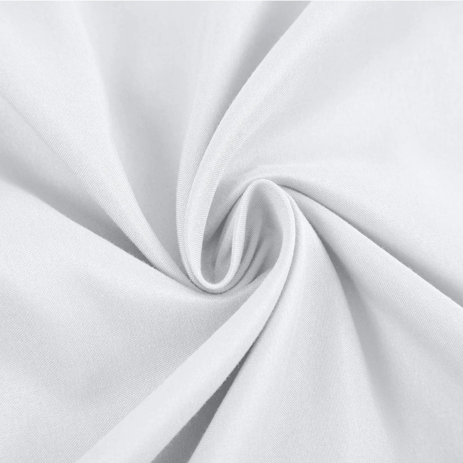 Casa Decor 2000 Thread Count Bamboo Cooling Sheet Set Ultra Soft Bedding Double White