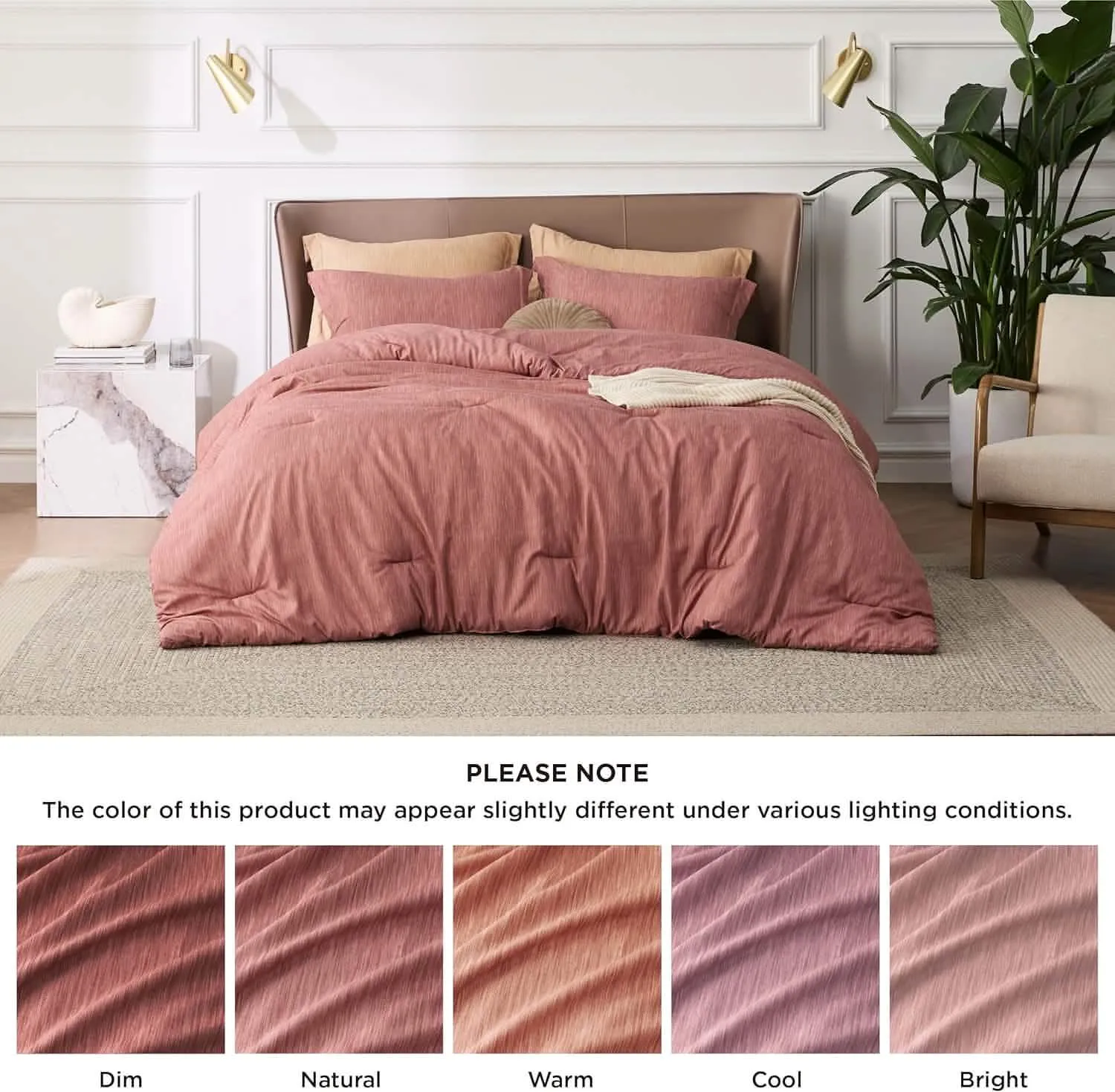 Cationic Dye Comforter Set