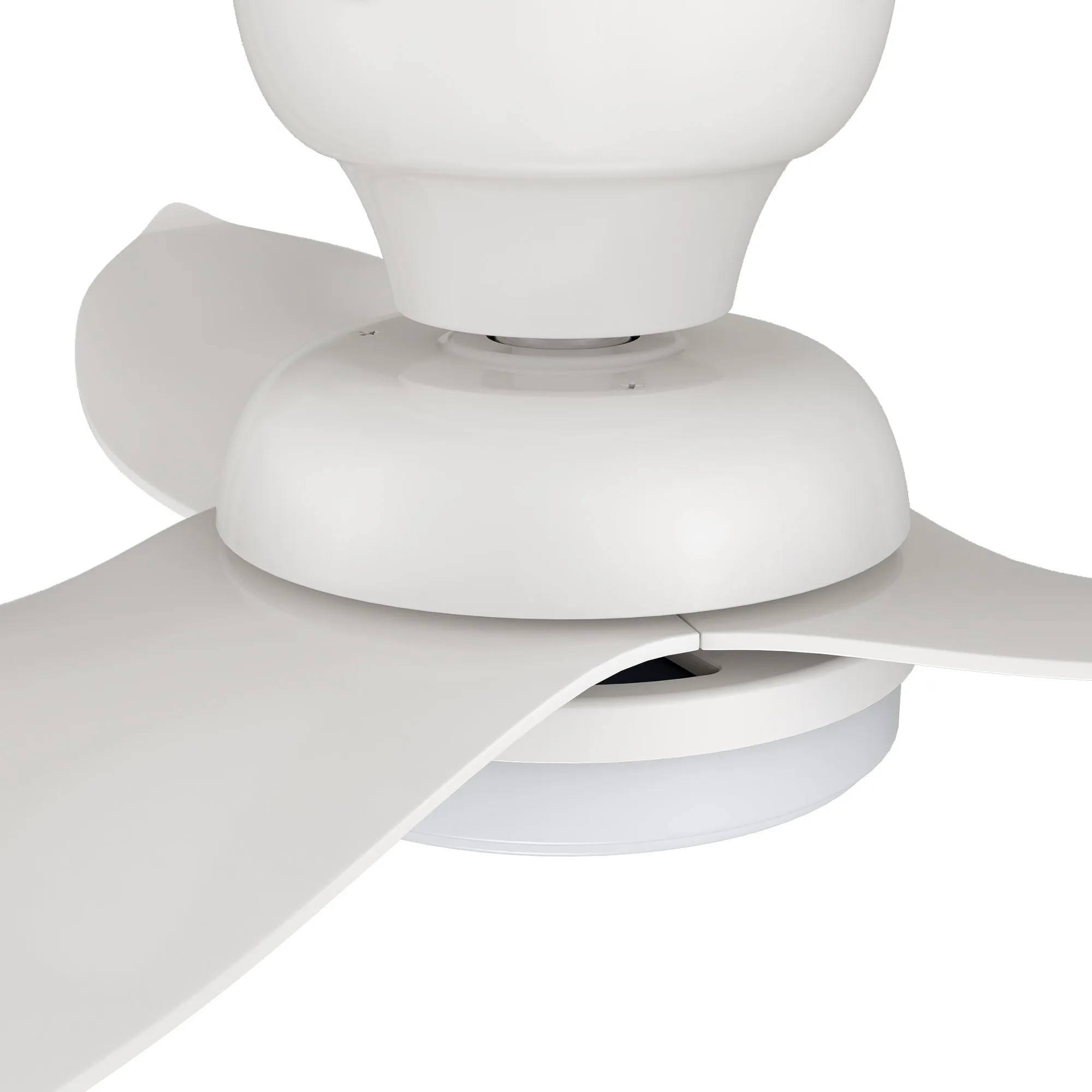 Cerise Low Profile Smart Ceiling Fan with LED Light and remote 45 inch