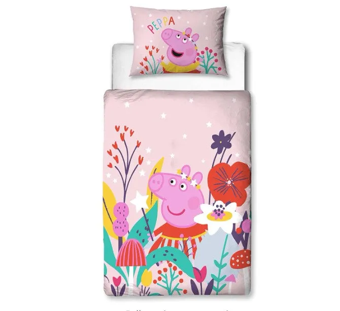 Character Bedding Bundle - including Duvet Cover & Pillow Case, 4.5 Tog Cot Bed Duvet & Pillow and Fitted Cot Bed Sheets