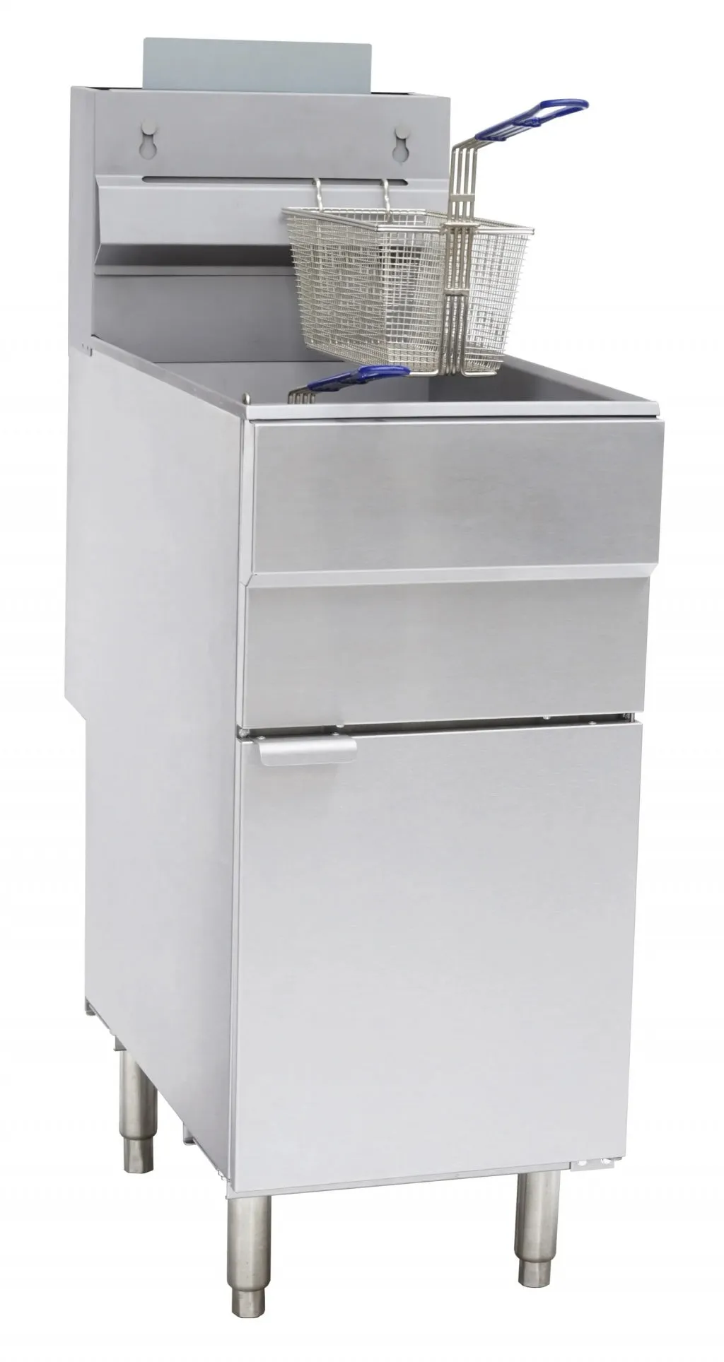 Chefsrange Single Tank Twin Basket Free Standing Gas Fryer 22 Litre - GF120