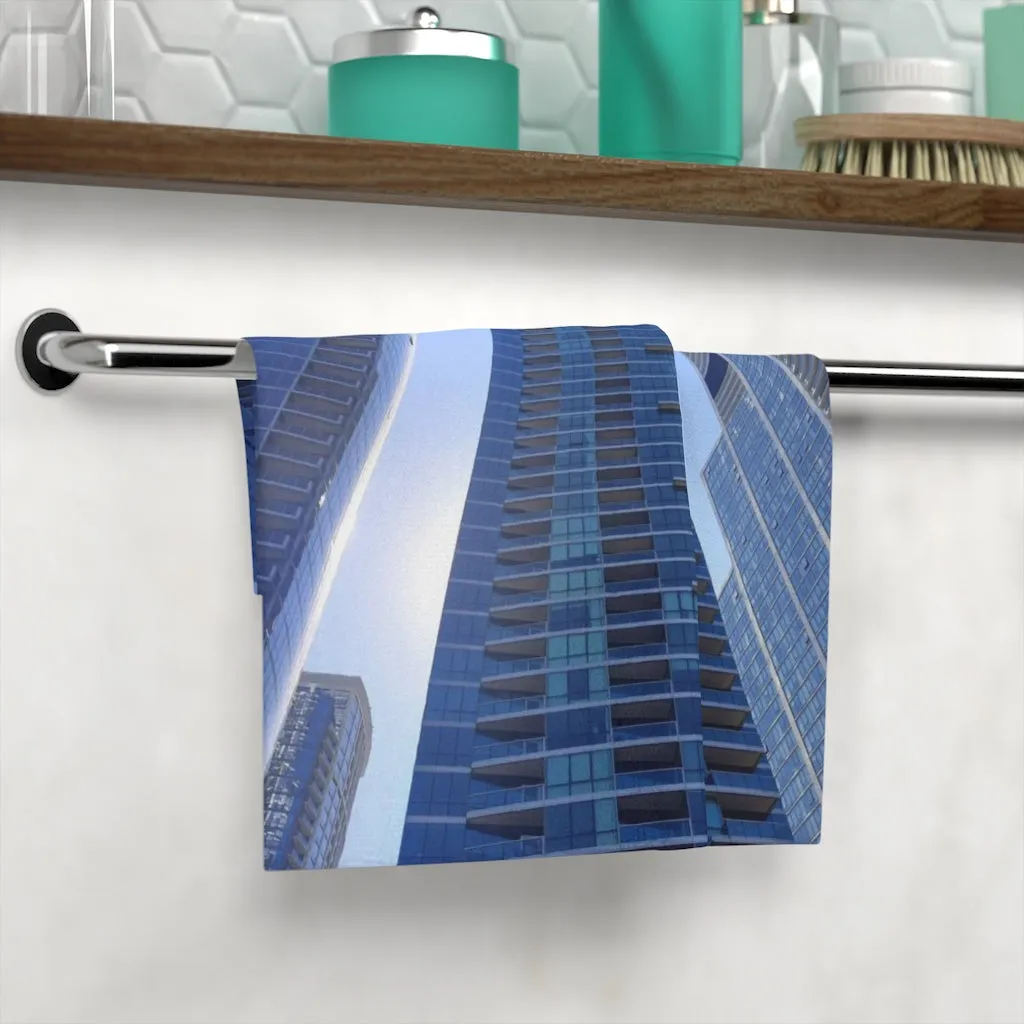 Chicago Skyline Face Towel