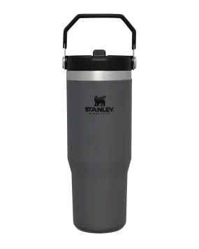 Classic Iceflow Flip Straw Tumbler in Charcoal