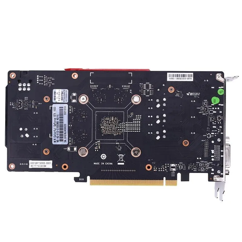 Colorful GTX 1650 4GB DDR6 EX Graphic Card       GeForce® GTX 1650 EX 4GD6-V