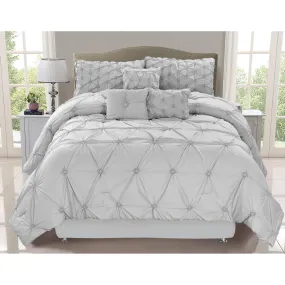 Comforter Chateau 7 Piece King Grey