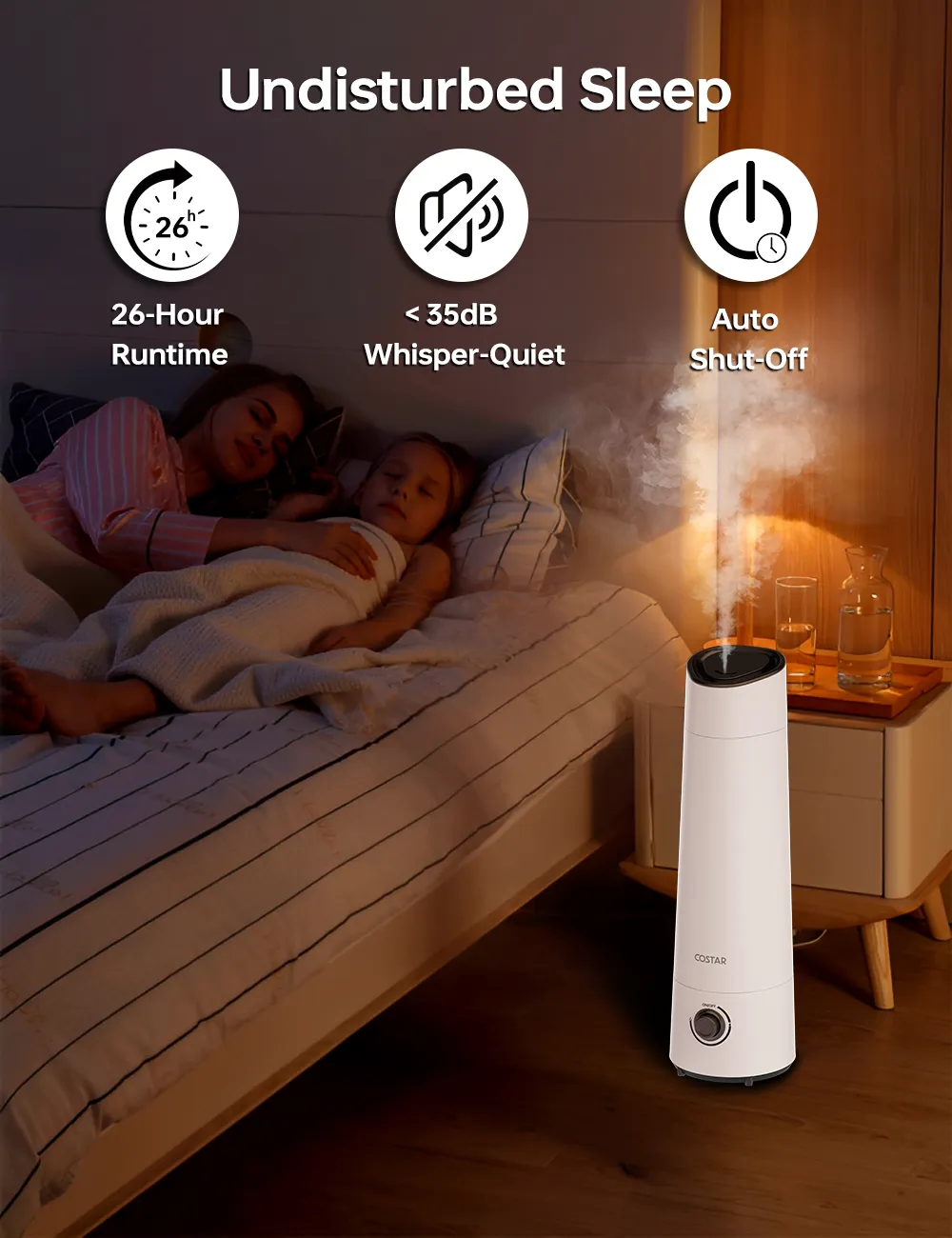 COSTAR 6L Cool Mist Ultrasonic Humidifier CZ01