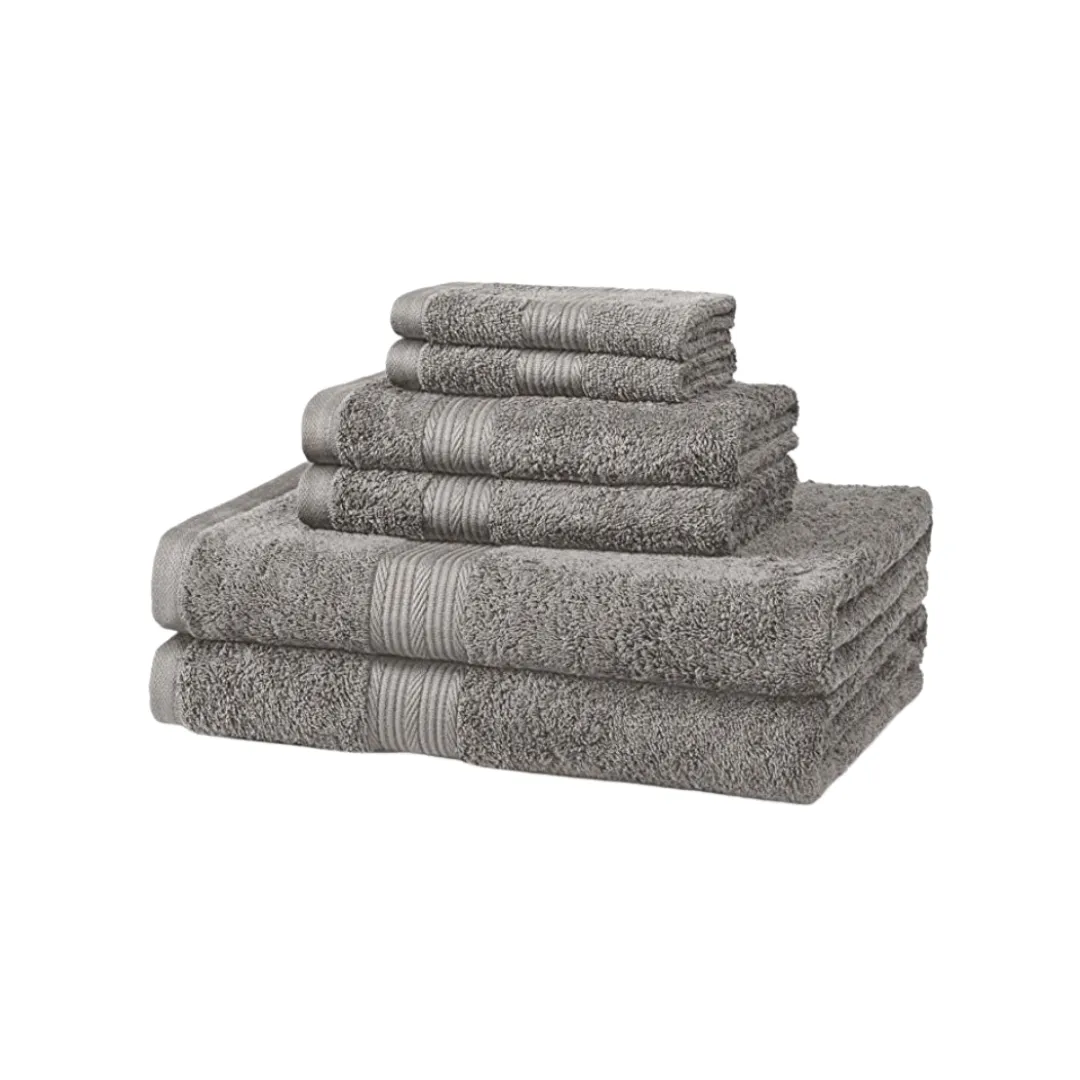 Cotton Bath Towel Set (6 pc)