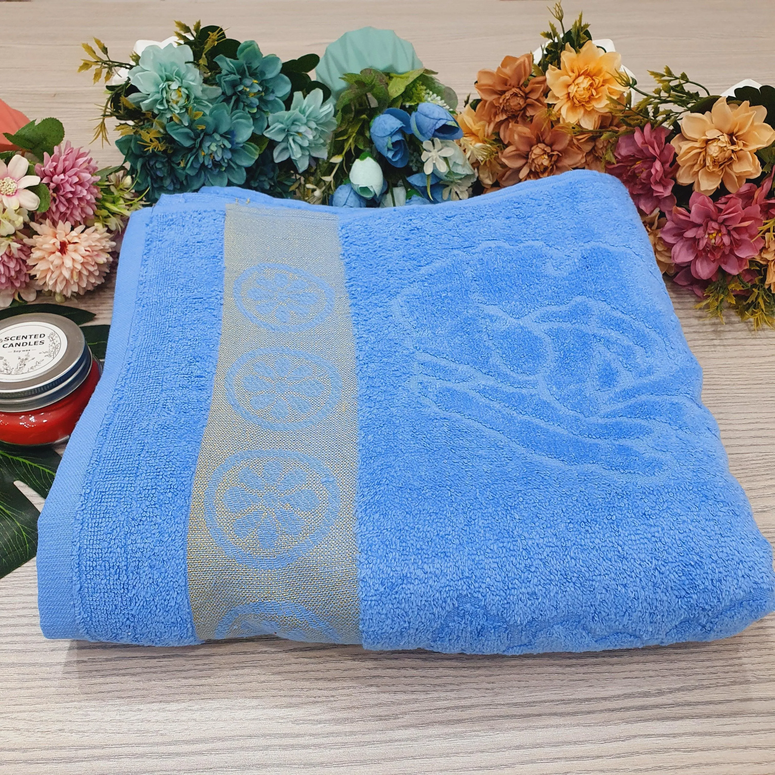 Couple's Premium Bath Towel Set Large Size - Pack of Two