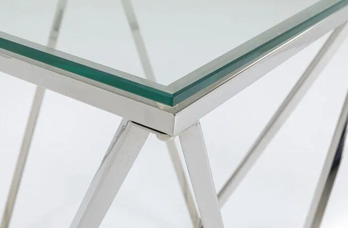 Cristallo Glass Side Table