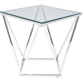 Cristallo Glass Side Table