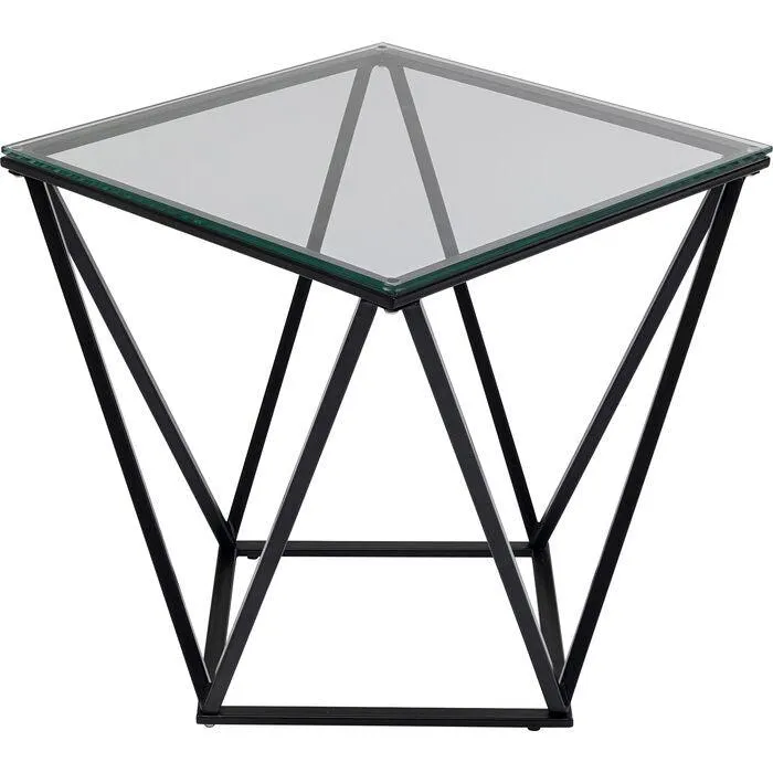 Cristallo Glass Side Table