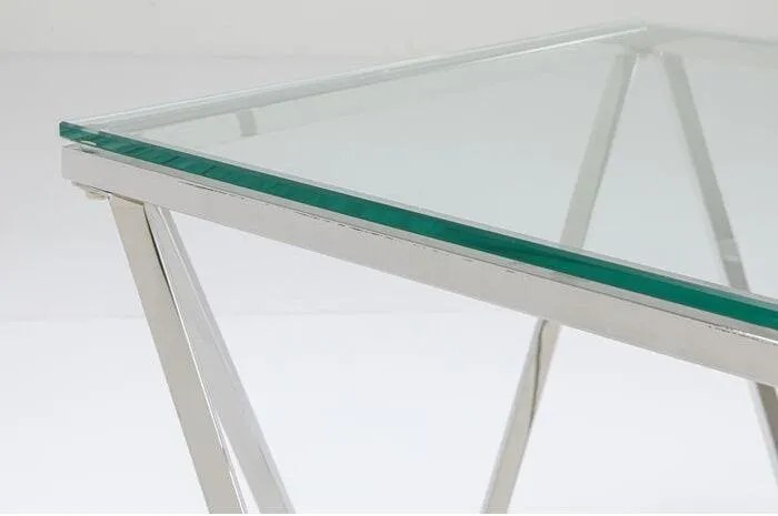 Cristallo Glass Side Table