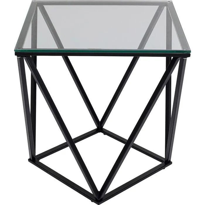 Cristallo Glass Side Table