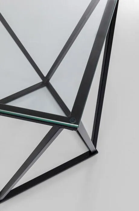 Cristallo Glass Side Table