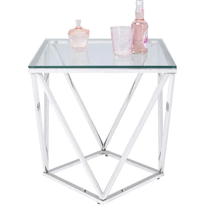 Cristallo Glass Side Table