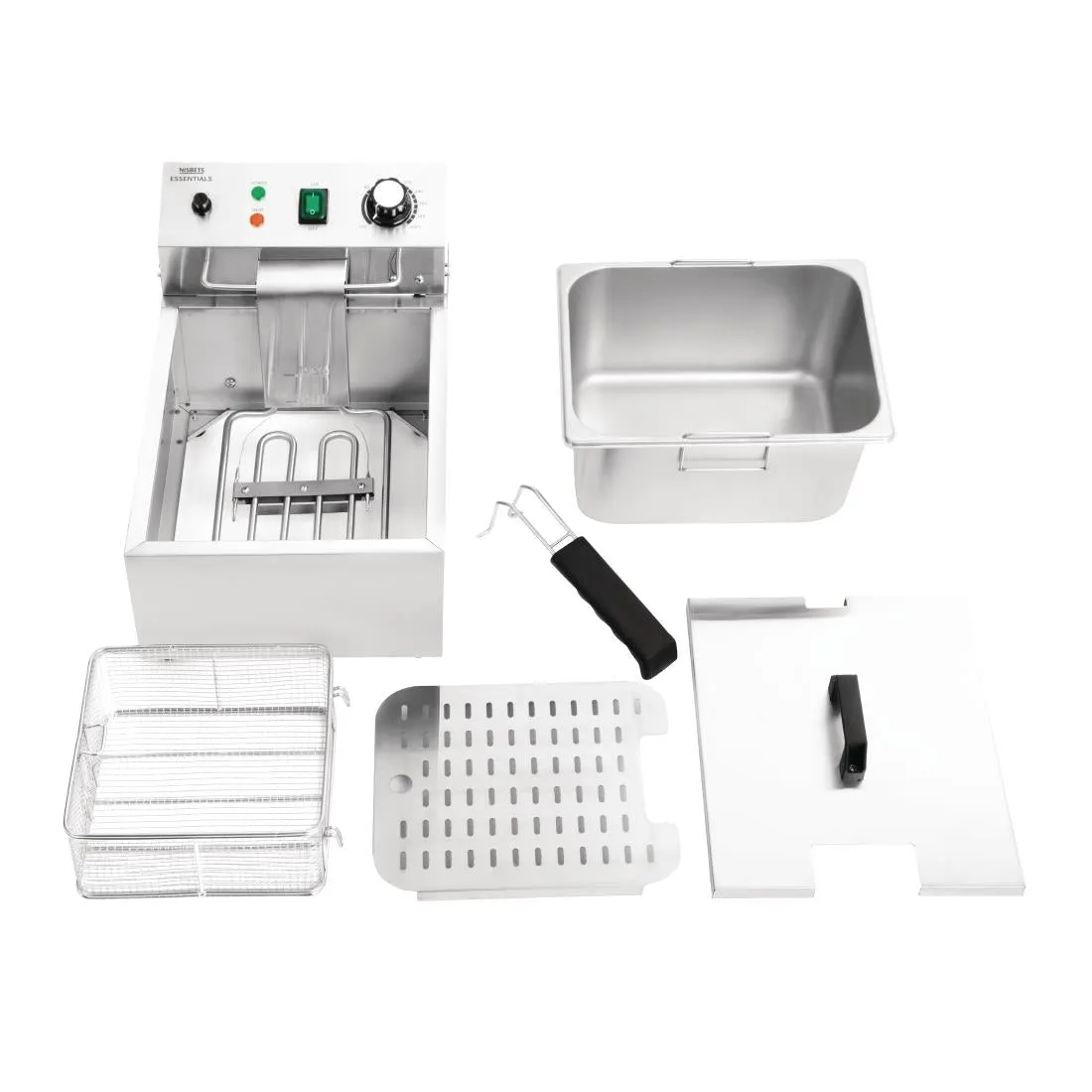 CT956 Nisbets Essentials Single Tank Electric Fryer