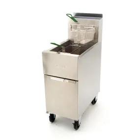 Dean SR-142G Super Runner Floor Fryer, Natural Gas, 35-43 lb. cap.