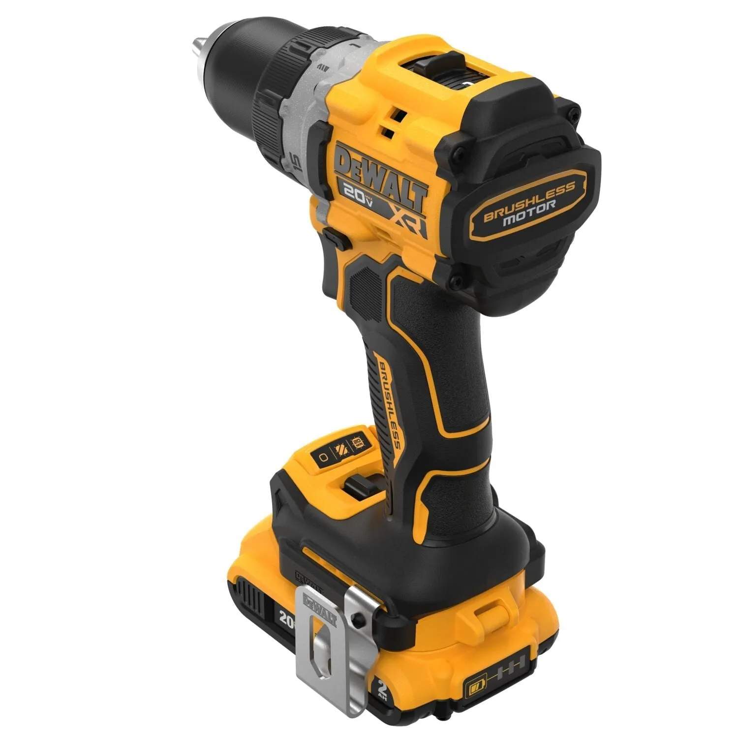 DEWALT DCD800D2 20V MAX* XR® Brushless Cordless 1/2 in. Drill/Driver Kit