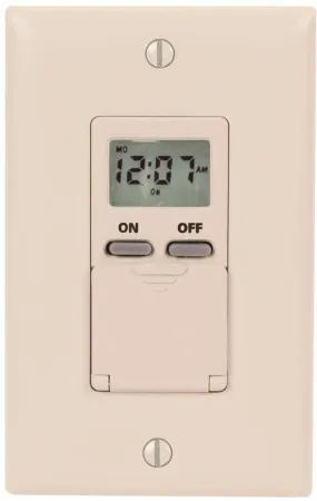 Digital 7 Day Timer 15a 120v Ivory