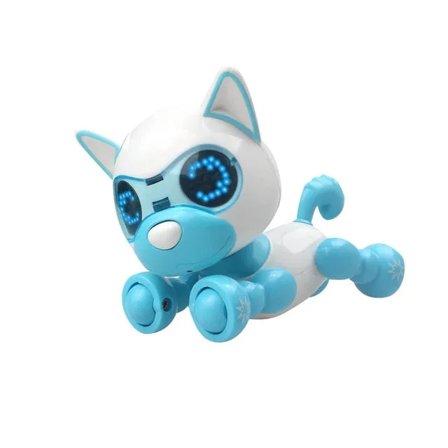 Dog LED Eyes Sound Recording Sing Sleep Cute Toy