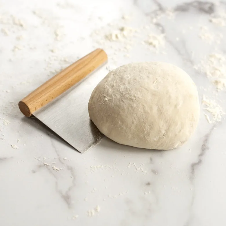 Dough Cutter w/ Wood Handle