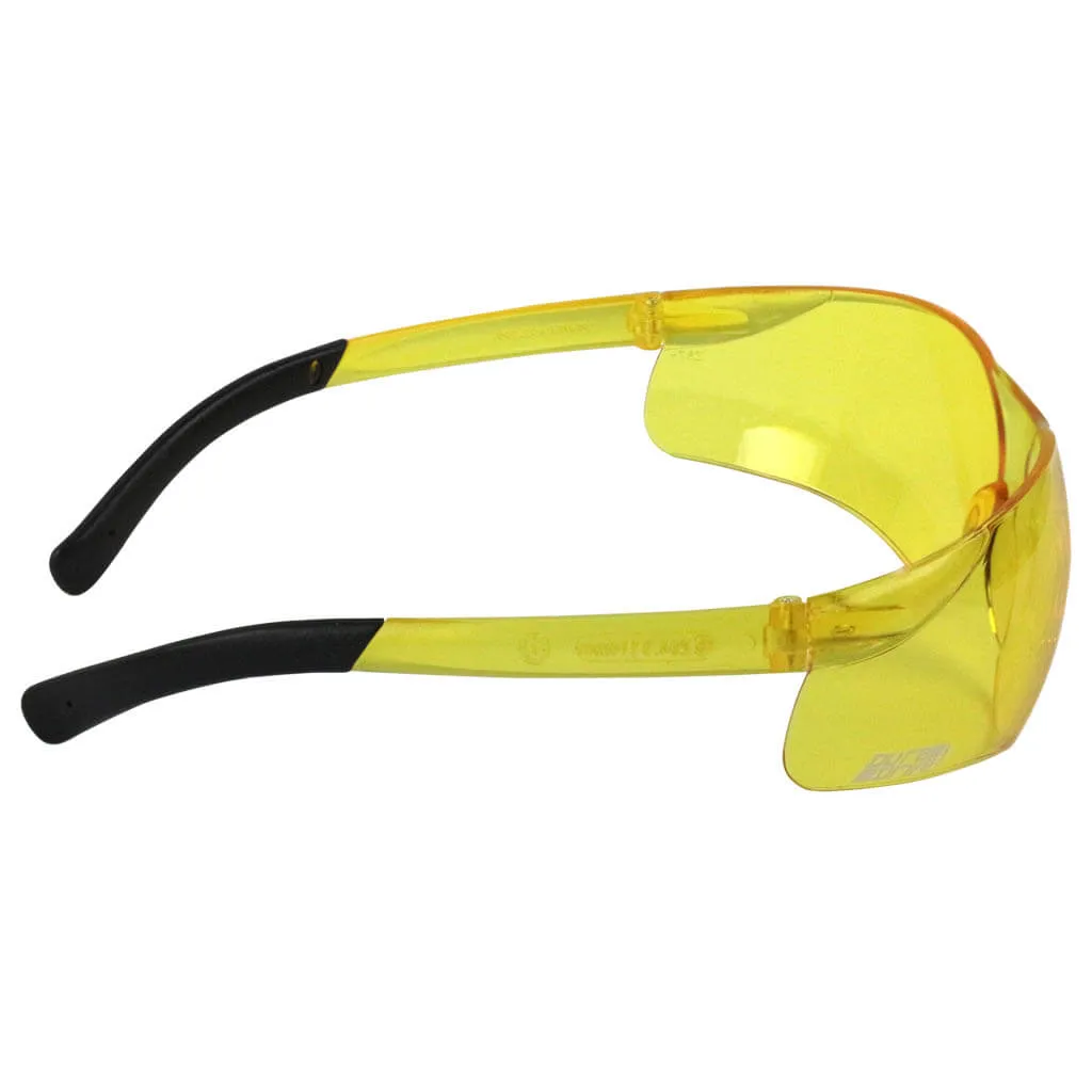 DuraDrive Low Light Amber Frameless CSA Z94.3 Sport Shaped Safety Glass