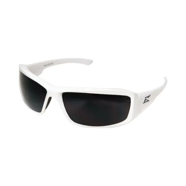 Edge TXB246 Polarized Safety Glasses, Unisex, Polycarbonate Lens, Full Frame, Nylon Frame, White Frame