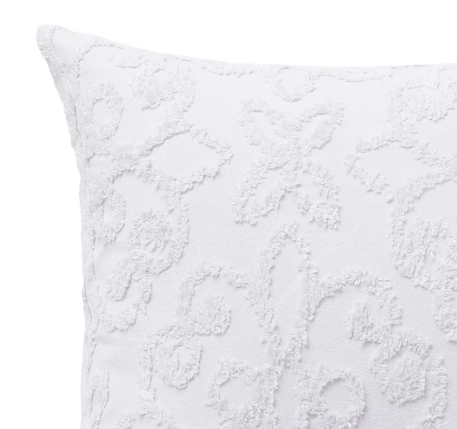 Ella European Pillowcase White