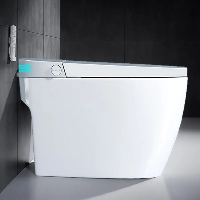 ExBrite 1.28GPF Smart Toilets with Heated Bidet Seat Portable toilet with bidet built in AUTO White