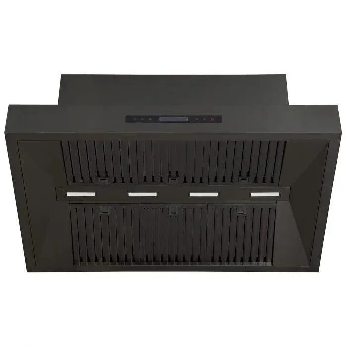 Excelsior 1200mm Wall Mounted BBQ Rangehood - Black Finish