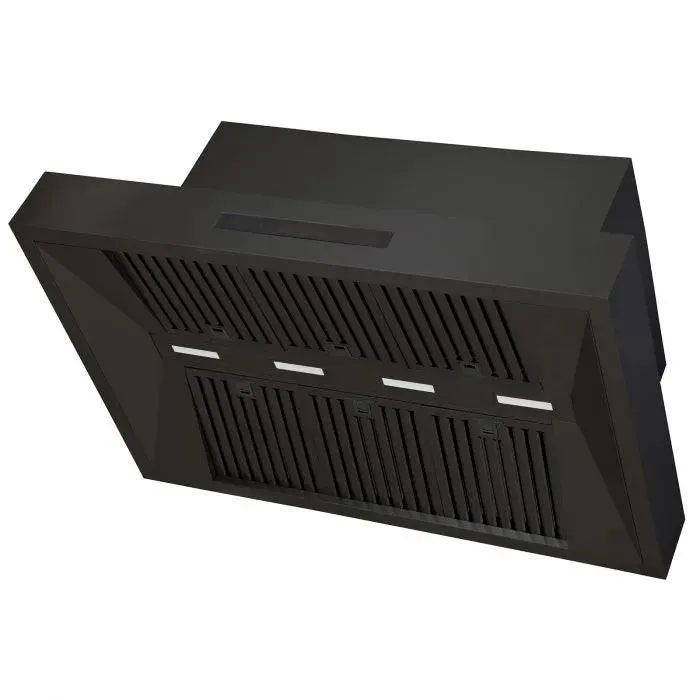 Excelsior 1200mm Wall Mounted BBQ Rangehood - Black Finish