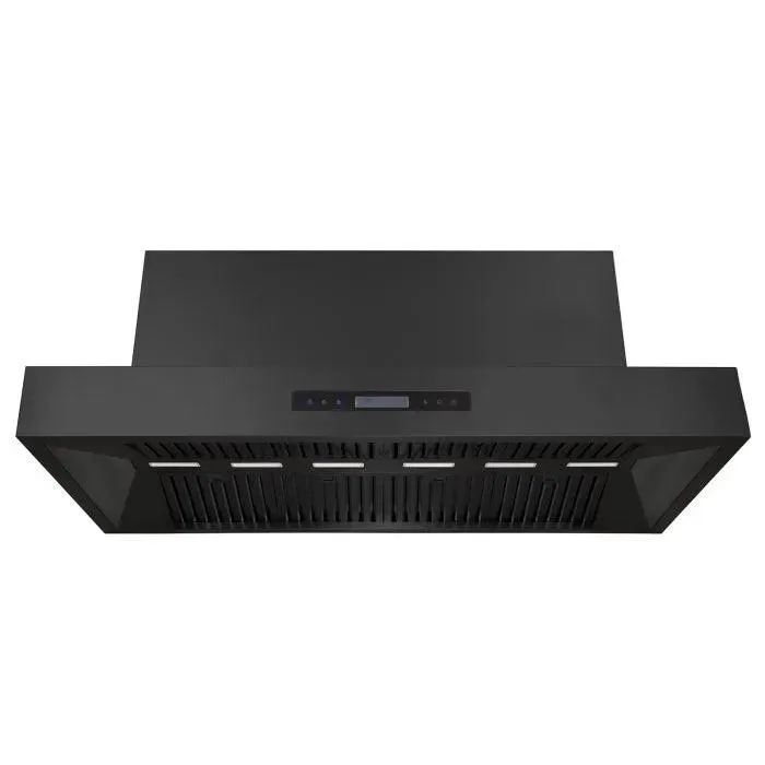 Excelsior 1480mm Wall Mounted BBQ Rangehood - Black Finish