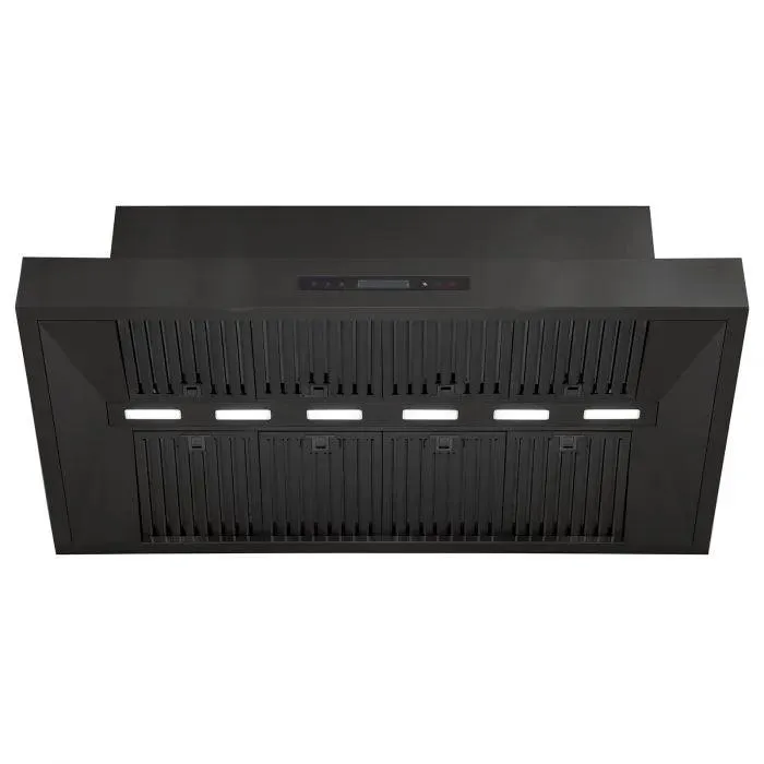 Excelsior 1480mm Wall Mounted BBQ Rangehood - Black Finish