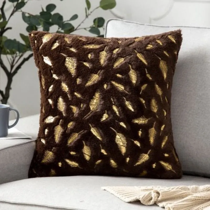 Feather Fur Upholstery Cushion Cover