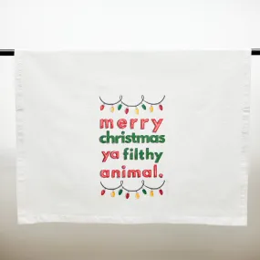 Filthy Animal Tea Towel