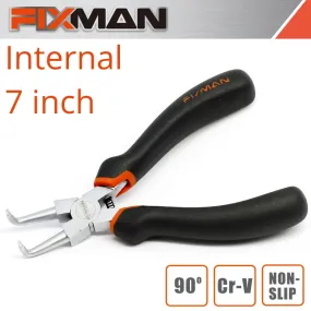 FIXMAN FIXMAN INTERNAL CIRCLIP PLIERS 7'/180MM X 90 DEG FIX A0802