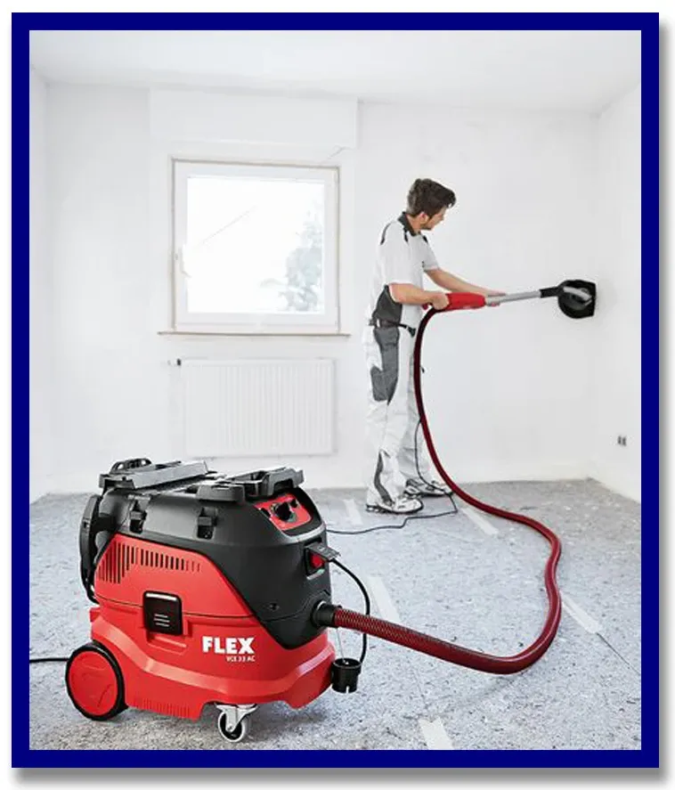 FLEX Safety Vacuum Cleaner Kit. 42Litre. Class M. 1400W. Automatic Filter Cleaning.