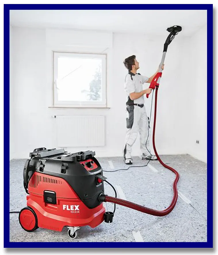 FLEX Safety Vacuum Cleaner Kit. 42Litre. Class M. 1400W. Automatic Filter Cleaning.