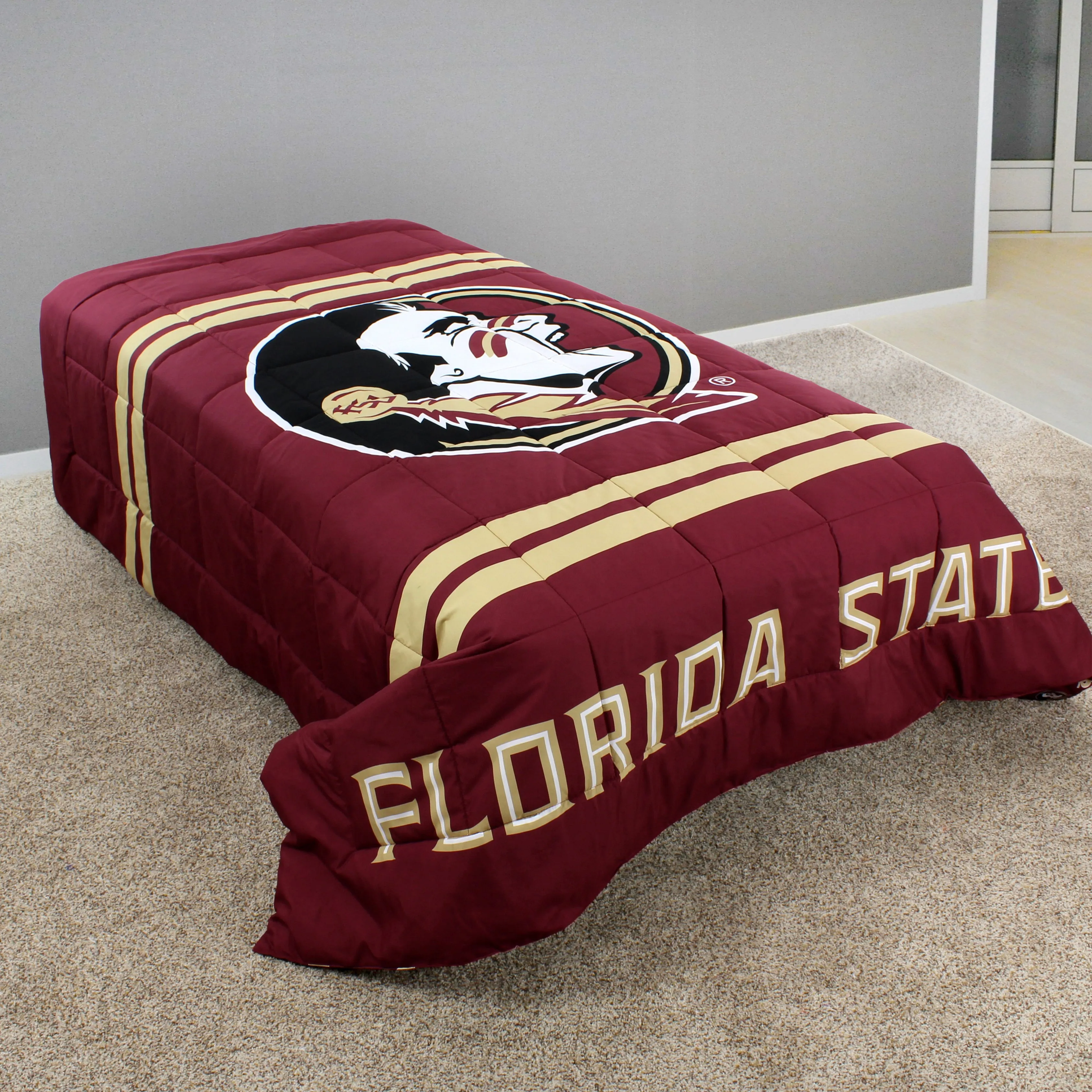 Florida State Seminoles Reversible Big Logo Soft and Colorful Comforter