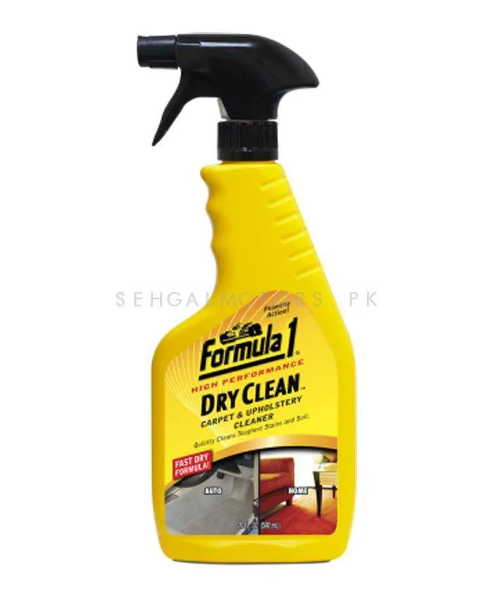 Formula 1 Dry Clean Carpet & Upholstery Cleaner - 680ML